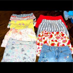 Size 3T girls shorts lot